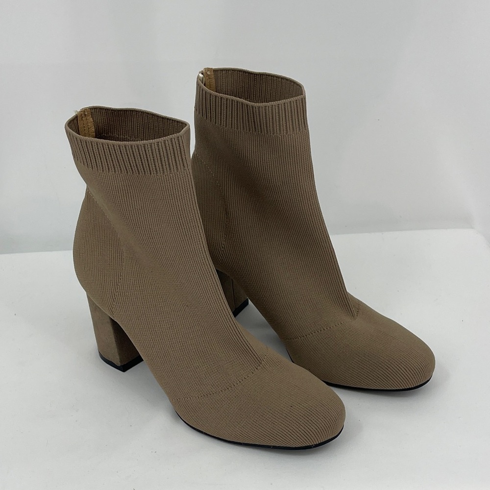 Altar'd State Taupe Ankle Booties SIZE 8.5M